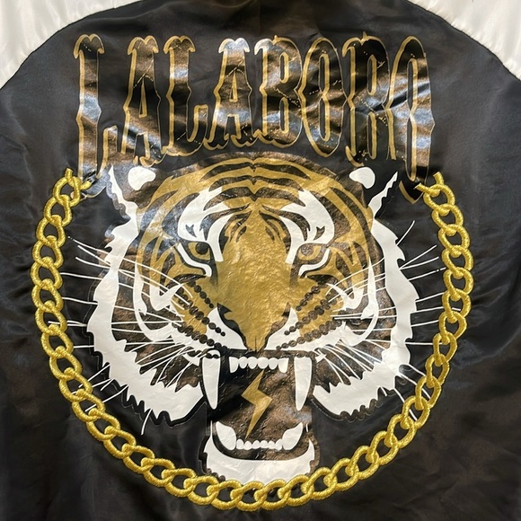 Lalabobo - Black and White Reversible Jacket - Tiger - size M - Picture 3 of 15